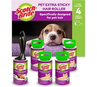 Scotch-Brite Pet Extra Sticky* Hair Roller 48 sheets + 4 Scotch-Brite Pet Extra Sticky* Hair Roller Refill 48 sheets 5/Pack - EU1