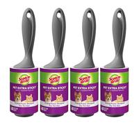 Scotch-Brite Lint Roller Pet Extra Sticky, 48 sheets per roller, 192 sheets total – 4 rollers