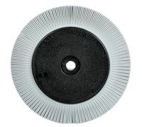 Scotch-Brite™ Precision Radial Bristle Brush, PN-RB, 120+, 8 in x 1 in x 1-1/4 in, Type S, with Flange, 2 ea/Case