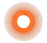Scotch-Brite™ Precision Radial Bristle Brush, PN-RB, 80+, 6 in, Type A, Without Adapter, 40/Carton