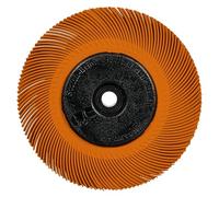 Scotch-Brite™ Precision Radial Bristle Brush, PN-RB, 80+, 6 in x 7/16 in x 1 in, Type C, with Adapter, 5 ea/Case