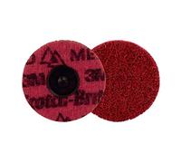 Scotch-Brite Precision Surface Conditioning Disc, Roloc TR, Fine, Ceramic, Nonwoven Fiber, Easy Change, 3 in, 1000/Case, Bulk