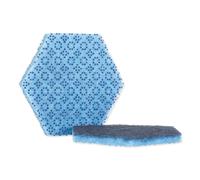 Scotch-Brite PROFESSIONAL 2000HEX Low Scratch Scour Pad 2000HEX 5.75-Inch x 5-Inch Blue 15/Carton