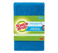 Scotch-Brite Scouring Pads: 6 in. x 3.8 in. (Blue) non-scratch / 3-pack