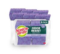 Scotch-Brite Scrub Dots Non-Scratch Scrub Sponge, 6/Pack