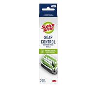 Scotch-Brite Soap Control Dishwand Brush Refills, Non-Scratch Scrub Brush Heads, Durable & Odor-Resistant, 1 Count (2 Total Refills)