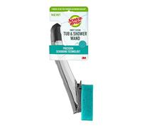 Scotch-Brite Swift Scrub Tub & Shower Wand, Silicone, Green, 1 Count (Pack of 1)