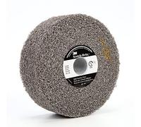 Scotch-Brite(TM) Multi-Finishing Wheel, Silicon Carbide, 6000 rpm, 6 Diameter x 2 Width, 1 Arbor, 2S Fine Grit (Pack of 2)