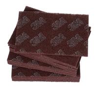 Scotch-Brite(TM) Production Hand Pad 8447, Aluminum Oxide, 9" Length x 6" Width, Very Fine Grit, Maroon (Pack of 60)