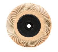 Scotch-Brite(TM) Radial Bristle Brush, Aluminum Oxide, 6000 RPM, 6 Diameter x 7/16 Width, 6 Micron (Pack of 1)