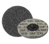 Scotch-Brite(TM) Roloc(TM) EXL Unitized Wheel TR, Speed-Lok TR Quick-Change Attachment, Silicon Carbide, 2" Diameter, Fine Grit, 22100 rpm, Gray (Pack of 60)