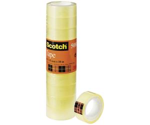 Scotch C6001966 Crystal Clear Tape 600 66m x 19mm Transparent Durable