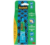 Scotch Clear Household Glue Tube Solvent-Free, 30 ml, 1 Tube/Pack - Ideal for Paper, Fabric and Lightweight Items