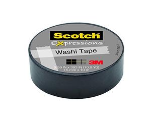 Scotch Creative Tape Washi Tape, Decorative Tape Black