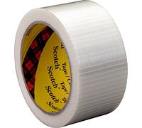 Scotch DE272958252 Cross Weave Filament Tape, 38 mm x 50 m, Translucent