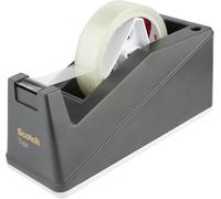 Scotch C10 Desk Tape Dispenser - Black - 25 mm to 75 mm Tape Core Up to 25 mm