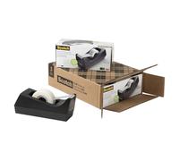 Scotch Desktop Tape Dispenser, Black, 2.7 in. x 2.7 in. x 6.4 in., 3 Tape Dispensers