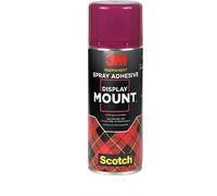 Scotch DisplayMount Adhesive Spray, Multi-Purpose, 1 Can 400 ml - For Permanent Mounting and Bonding