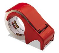 Scotch DP300RD Compact and Quick Loading Dispenser for Box Sealing Tape, 3-Inch Core, Plastic, Red