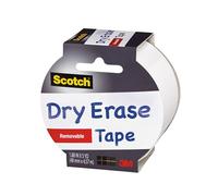 Scotch Dry EraseTape, White, 1.88-Inch x 5-Yard, 6-Pack