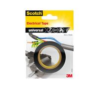 Scotch 712670 Electrical Tape Black (10m x 15mm)