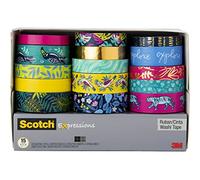 Scotch Expressions Washi Tap, 15 Rolls, Great for Decorating and Crafts (C1017-15-P4)