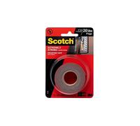 Scotch Extreme Double-Sided Mounting Tape, 1 in x 48 in, Black, 1 Roll