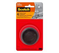 Scotch Felt Furniture Pads 6 PCS Furniture Pads for Hardwood Floors, Round, Brown 2" Diameter