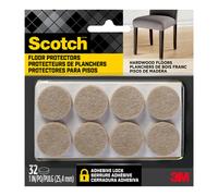 Scotch Felt Pads 32 PCS Beige Felt Furniture Pads for Protecting Hard