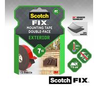 Scotch -Fix Exterior Mounting Tape 19mm x 5m 1 Roll/Pack 411-1950-P in Black Scotch Black