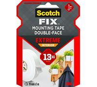 Scotch-Fix Extreme Interior Double Sided Mounting Tape, 19mmx 5m - For Indoor Extreme Use Scotch White One Size