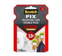 Scotch-Fix Extreme Interior Double Sided Mounting Tape, 19mmx 5m - For Indoor Extreme Use Scotch White One Size