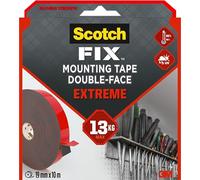Scotch FIX Extreme PT1100-Long-F Mounting Tape, 19 mm x 10 m, 1 Roll/Pack, Multicolor