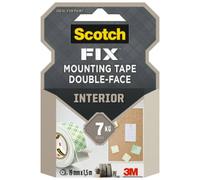 Scotch-Fix Mounting Tape Interior White 19 mm x 1.5 m