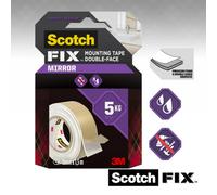 Scotch Fix Mirror Mounting Tape, 5Kg Load, 19mm X 1.5M