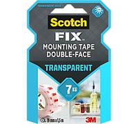 Scotch-Fix Mounting Tape Special Tapes Transparent 19 mm x 1.5 m