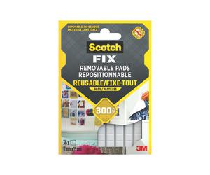 Scotch-Fix Rem Adh Pads 11X15MM PK36