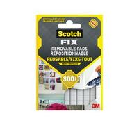 Scotch-Fix Removable Double Sided Adhesive Pads 11x15mm Pack 36