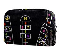 Scotch Game Cosmetic Bag for Women, Travel Toiletries Bags Large Makeup Handy Pouch Organiser Bag with Zipper