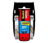 Scotch Heavy Duty Packaging Tape, 1.88" x 22.2 yd, Designed for Packing, Shipping and Mailing, Strong Seal on All Box Types, 1.5" Core, Clear, 1 Roll with Dispenser (142-BL)