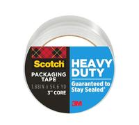 Scotch Heavy Duty Shipping Packaging Tape, 3" Core, 1.88" x 54.6 Yards, 1 Roll (3850)