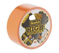 Scotch Duct Tape High Visibility Orange - Strong Adhesive, Easy Tear, Writable, 25m x 48mm
