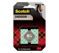 Scotch Indoor Mounting Squares, 2-in x 2-in, White, 6-Squares (111-LRG)