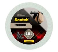 Scotch Indoor Mounting Tape, 0.75-inch x 350-inches, White, 1-Roll (110-Long)
