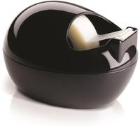 Scotch Karim Rashid Dispenser, Black + Magic Tape, 1 Roll, 19 mm x 7.5 m | Refillable Dispenser for Home and Office with General Purpose Matte Sticky Tape for Document Repair, Labelling and Sealing