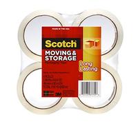 Scotch Long Lasting Storage Packaging Tape, 1.88 in x 54.6 yd, 4 Rolls (3650-4)