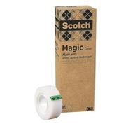 Scotch Magic Tape Transparent 19 mm x 33 m Small Core PP (Polypropylene) Pack of 9