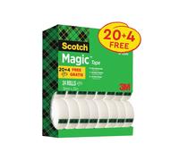 Scotch Magic Stationery Tape 810 Tower Pack 19mm x 33m (24 Pack) XA004815701