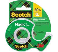 Scotch 19mm x 25m Magic Tape with Dispensered Roll