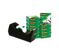 Scotch Magic Tape Dispenser Set C38 19 mm x 33 m Invisible 12 Rolls